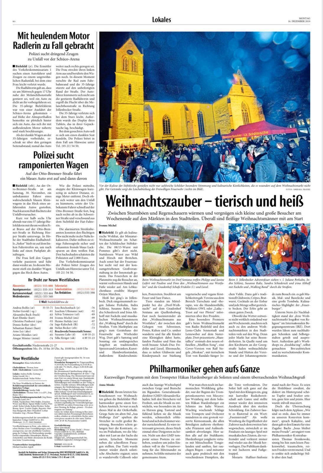 Der Weihnachtsmann - Zeitung